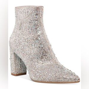 Betsey Johnson Cady Rhinestone Boots ✨